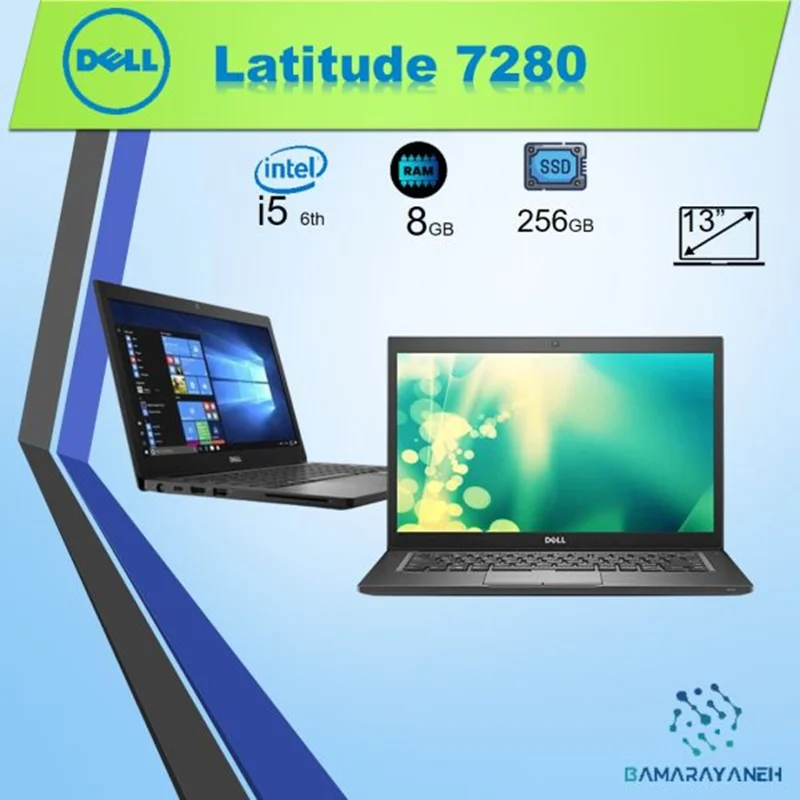 لپتاپ Dell Latitude 7280 پردازنده i5 نسل 6